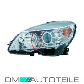 Mercedes W204 Headlight Left Magneti Marelli 07-09...