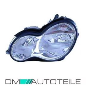 Mercedes W203 Headlight Left 04-07 Clear OEM