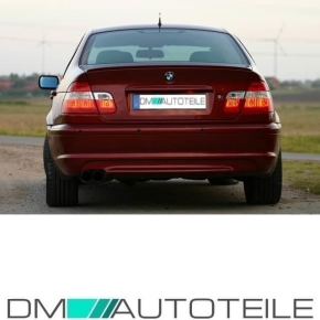 Rückleuchten / Heckleuchten für BMW E46 LCI Facelift Limousine in Klarglas Rot Weiß