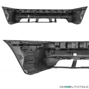 Sport Heckstoßstange / Heckschürze hinten für BMW 3er E46 Coupe / Cabrio ohne PDC nicht für M-Paket
