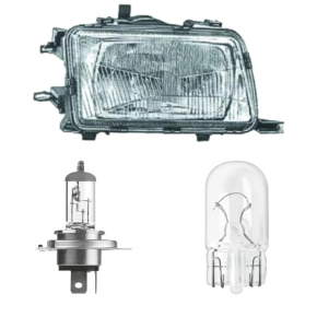 Scheinwerfer Halogen H4 links passend für Audi 80...