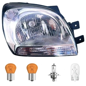 Scheinwerfer Depo chrom H4 rechts passt für Kia...