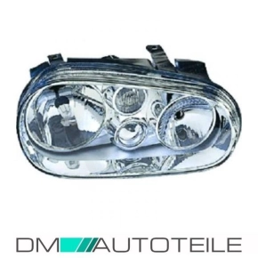 VW Golf IV 4 Headlight Right TYC + Fog Lights 97-03