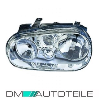 VW Golf IV 4 Headlight Left TYC + Fog Lights 97-03