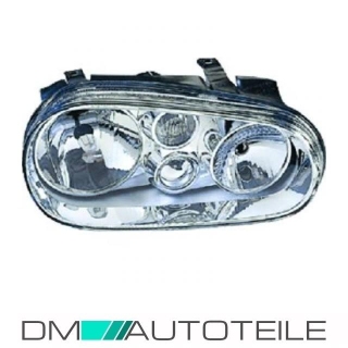 VW Golf IV 4 Headlight Right Valeo + Fog Lights 97-03