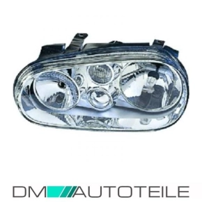 VW Golf IV 4 Headlight Left Hella w/o Fog Lights 97-03