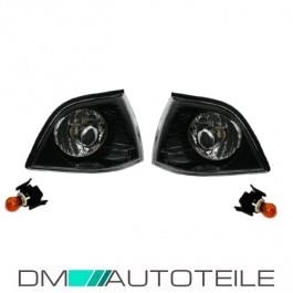 Front Indicator Set Black fits on BMW E36 Coupe Convertible all Models 91-99