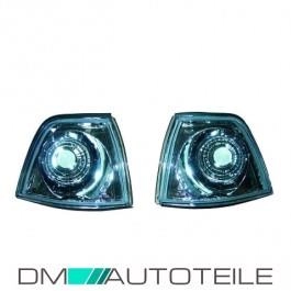 Front Indicator Set Chrome fits on BMW E36 Limousine...