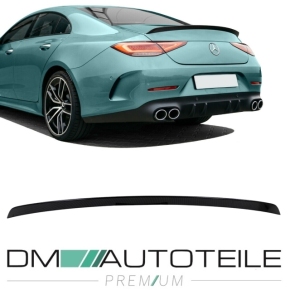 Sport Rear Trunk Lip Roof Spoiler Carbon Gloss+ 3M fits on Mercedes CLS W257 w/o 53 AMG