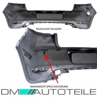 VW Golf 6 VI Saloon Rear Bumper for (PDC) 08-12 3