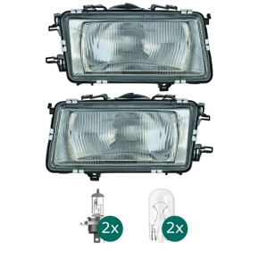 Scheinwerfer Halogen H4 links passend für Audi 80 B3...