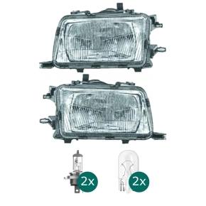 Scheinwerfer Halogen H4 links passend für Audi 80...