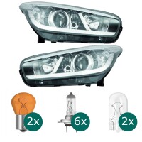 Scheinwerfer Depo H7 schwarz links passt gallery