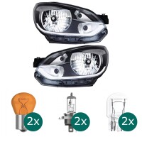 Scheinwerfer chrom H4 Depo links passt f gallery