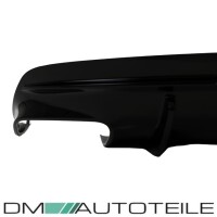 Rear Diffusor Black Gloss + Tail Pipes fits on Mercedes CLA 