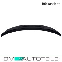 V-Design black matt Roof Rear Lip Rear Spoiler ABS+3M TAPE f