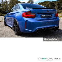 SET Heckspoiler Kofferraum schwarz glanz 668 für BMW 2e