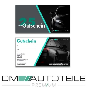 DM Autoteile Geschenk Gutschein Gedruckt als Briefversand 25 Euro