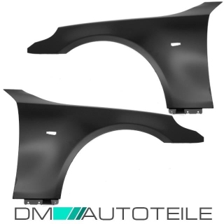 Set Wing Fender aluminium left & right with indicator hole fits on BMW E60 E61  03-10