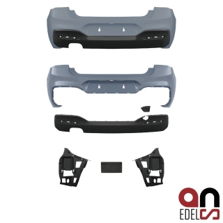 Sport Rear Bumper 2 Outlet Left fits BMW 1-Series F20 F21 M-Sport LCI Facelift