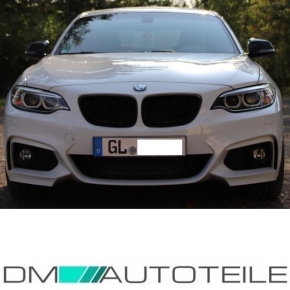 AN Umbau Sport Bodykit für SRA + mit/ohne PDC 2-Rohr links passend für BMW 2er F22 F23 Serie & M-Paket Modelle bj. 14>