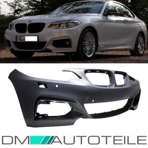 AN Umbau Sport Bodykit für SRA + mit/ohne PDC 2-Rohr links passend für BMW 2er F22 F23 Serie & M-Paket Modelle bj. 14>