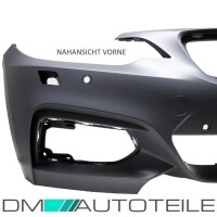 Sport Front Bumper PDC primed fits BMW 2-Series F22 F23 Seri