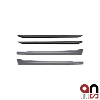 Set of Performance Sport Side Skirts primed with Ambiente Light fits on BMW 3-Series G20 G21 Series or M-Sport
