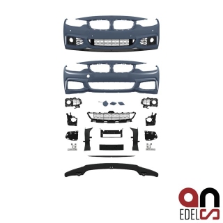 SPORT FRONT BUMPER ABS +ACCESSOIRES fits on BMW 4 F32 F33 F36 Series or M-Tech