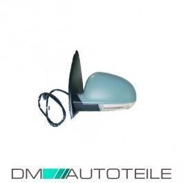 VW Golf 5 V Side Mirror Left electr.  heated Convex primed Indicator 1K1 857 508 CN