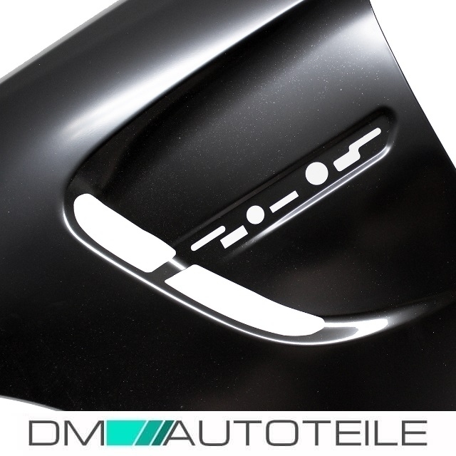 Upgrade Design Kotflügel Zierleisten für BMW 4er F32, F33 , F36  Lim./Coupe/Cabrio 13-21 schwarz