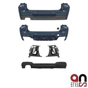 2-Outlet Sport Rear Bumper 4x PDC fits on BMW F07 GT up 2013 Facelift also M-Sport