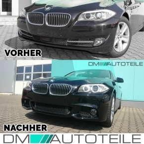 Umbau AN Bodykit Sport Stoßstange Vorne + hinten +Seite passt für BMW 5er F10 Serie & M-Paket 550i +ABE*