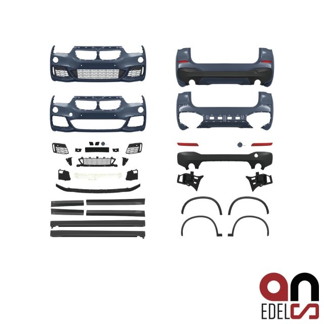 Sport Full Bodykit Duplex +Accessoires fits on BMW X1 F48 up 2015-2019  Standard or M-Sport