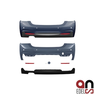 Sport Rear Bumper PDC+2 outlet Diffusor fits on BMW 4-Series F32 F33 Series / M-Sport