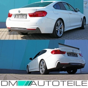 Sport Rear Bumper PDC+2 outlet Diffusor fits on BMW 4-Series F32 F33 Series / M-Sport