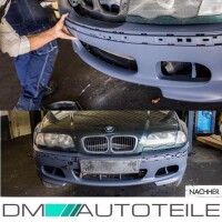 Sport Bodykit Front + Heck 2-Rohr Links für BMW 3er E46