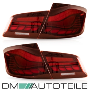 OLED Sequential indicator Set LED Rear lights Red fits on all BMW 5-Series F10 Saloon