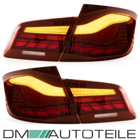 OLED Sequential indicator Set LED Rear lights Red fits on all BMW 5-Series F10 Saloon