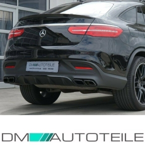 Rear Trunk Roof Lip Spoiler Black Gloss painted  fits on Mercedes C292 GLE Coupe up 2015 also AMG