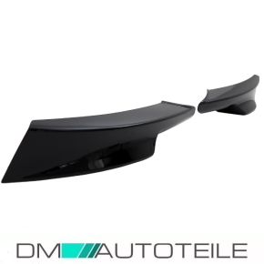 Set Sport Performance Flaps Splitters Lip Black gloss fits on BMW E90 E91 Facelift M-Sport Bumper