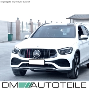 Front Kidney Grille Black Red Carbon fits on Mercedes GLC X253 Facelift up 2019 to Evo Sport-Panamericana GT 