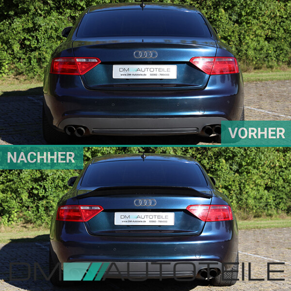 Heck Spoiler Aufsatz Abrisskante 3D Passend Für Audi A5 Coupe 8T Schw, 164,00
