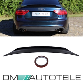 Boot Spoiler Roof wide Version black gloss + 3M fits on all Audi A5 8T up 2007 without RS5