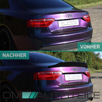 Boot Spoiler Roof wide Version black gloss + 3M fits on all 