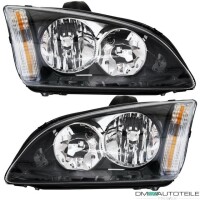 Set Ford Focus II DA Halogen Headlight Left + Right H7/H1 Ye