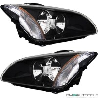 Set Ford Focus II DA Halogen Headlight Left + Right H7/H1 Ye