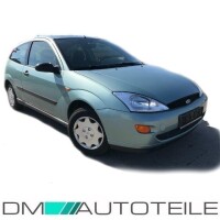 Set Headlights right & left H4 clear glass chrome for Fo