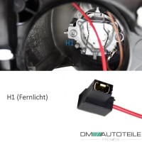 SET Peugeot 207 Scheinwerfer Links & Rechts Halogen H7/H