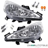 Set Peugeot 207 Headlights LH+RH Halogen gallery